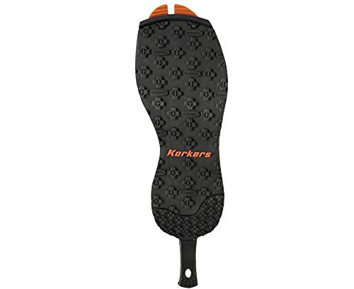 KORKERS OmniTrax v3.0 Kling-On Sticky Rubber, Black/Orange, Size 13 (FA3030-13) - Image 4