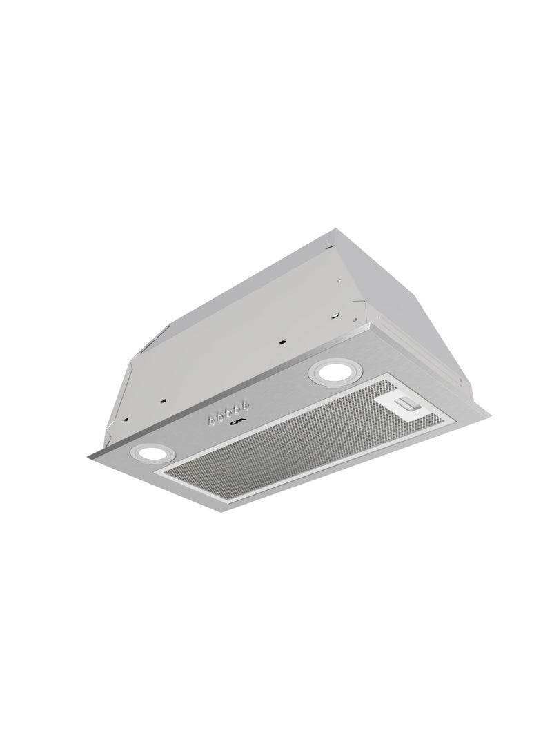 CM STILO, 52 CM, BUILT-IN, ACCESSORIES : CHARCOAL FILTER, GREASE FILTER : ALUMINIUM PANEL, OUTLET : 150 MM, MOTOR UNIT : JC 1, SPEED : 3, AIR CAPACITY : 400 M3/H - Image 2