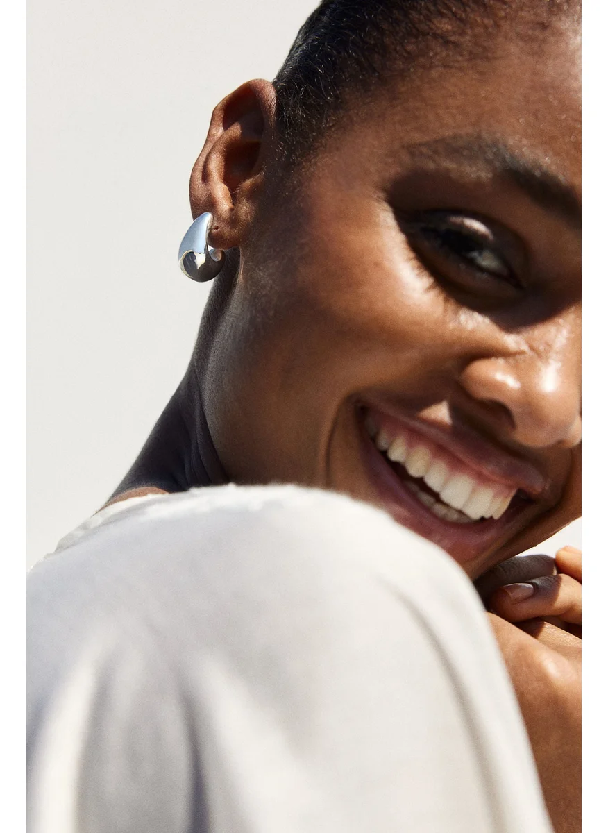 H&M Chunky Dome Earrings