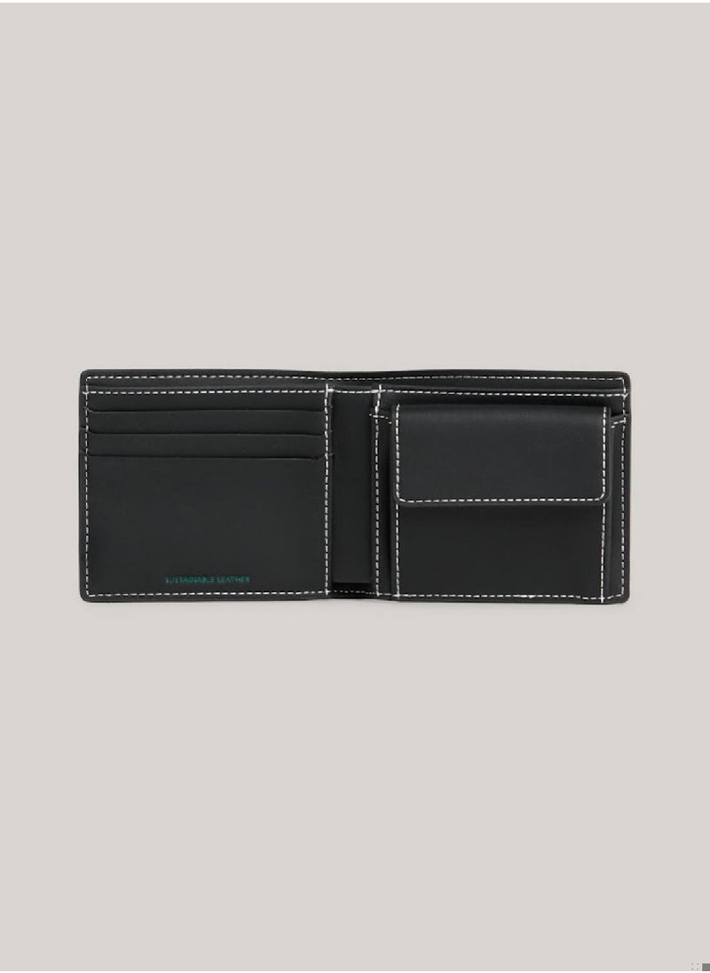 Men's Heritage Bifold Small Credit Card Wallet -  Recycled leather mix, Black - pzsku/Z51C2BAB6BF40DFC93C2BZ/45/_/1723744032/7caf1f92-dea5-47d3-be06-7f517ba16331