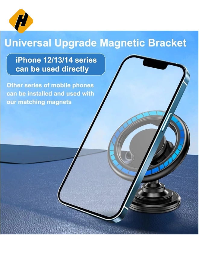 HuHa Magnetic Car Phone Holder, Compatible with Magsafe Car Mount for Dashboard Installation, Air Vent Car Holder for iPhone 14/14 Plus/14 Pro/14 Pro Max/13/12 Series, All Mobile Phone Universal  - Image 4