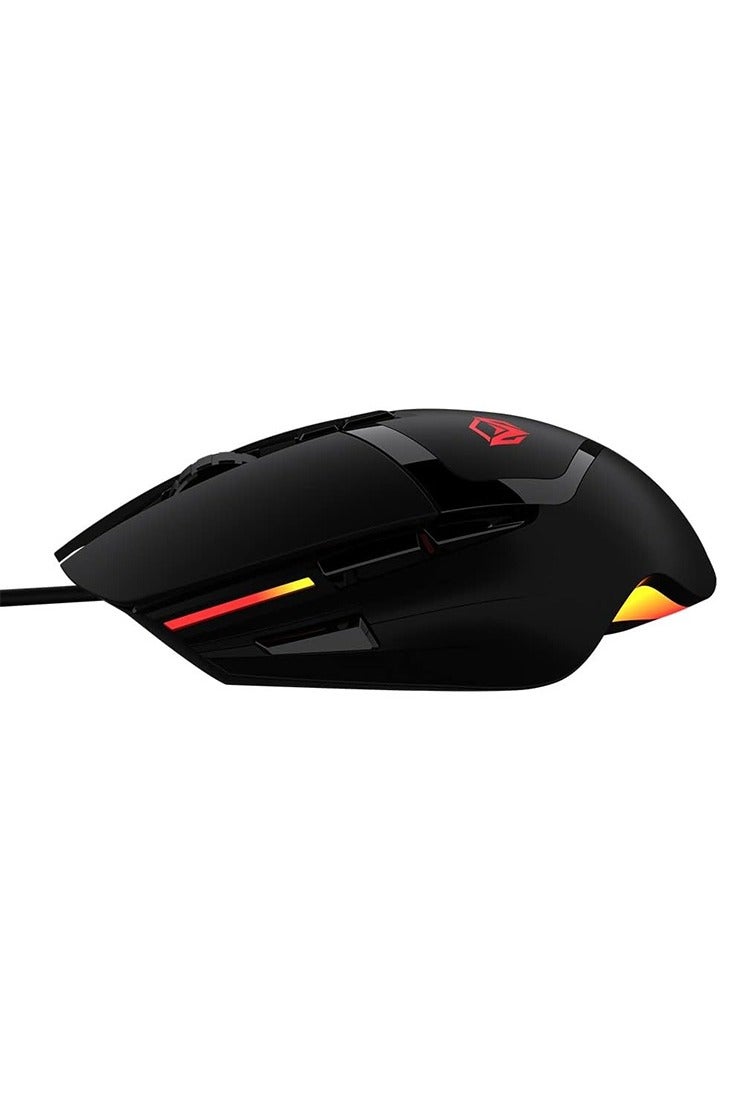 Meetion G3325 Hades Programmable High Performance Gaming Mouse Optical Wired with 5000 Adjustable DPI with RGB Light Weight Hyper Scroll Tilt Wheel Classic Lighting Elevate Your Gameplay Stylish Black - Image 4