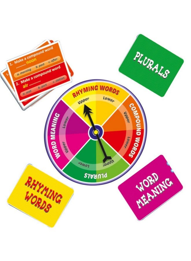 Creative's Spin & Tell 1 | Board Game | Language Skills | Knowledge of Compound Words, Word Meaning, Rhyming Words, plurals | Ages 6 & Above - Image 2