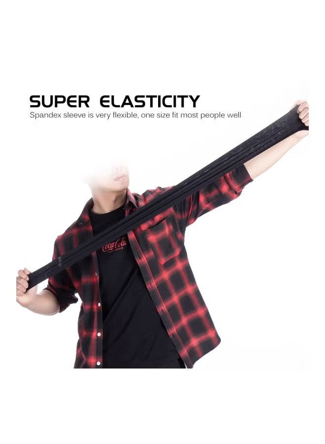 روكبروز 4 أزواج من أكمام الذراع المبردة، أكمام الذراع للحماية من أشعة الشمس فوق البنفسجية للاستخدام الخارجي - أكمام ذراع ضاغطة للتبريد - أكمام للذراع للرياضة والأشعة فوق البنفسجية للرجال والنساء لكرة السلة - Image 4