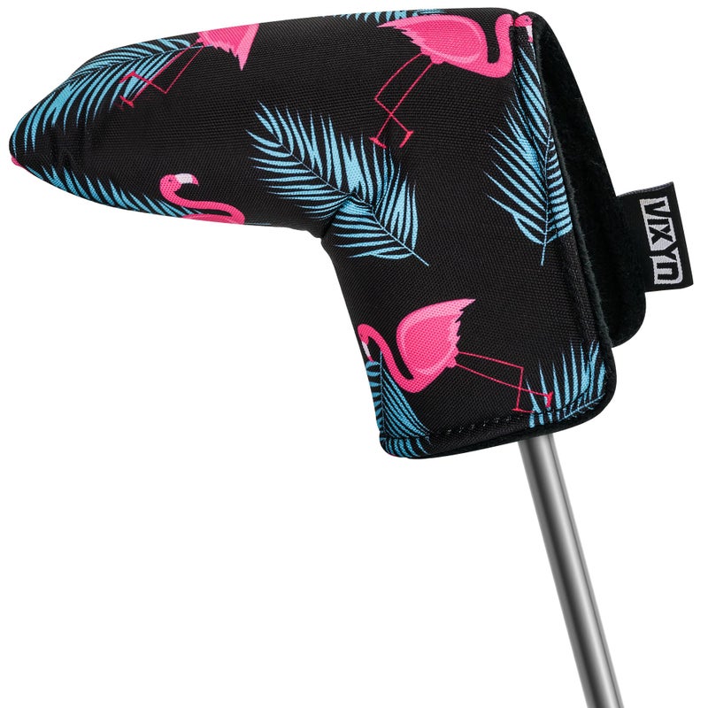 VIXYN Blade Putter Cover Premium Golf Putter Headcovers Magnetic Fleeced Lined Head Covers Flamingo - Image 2