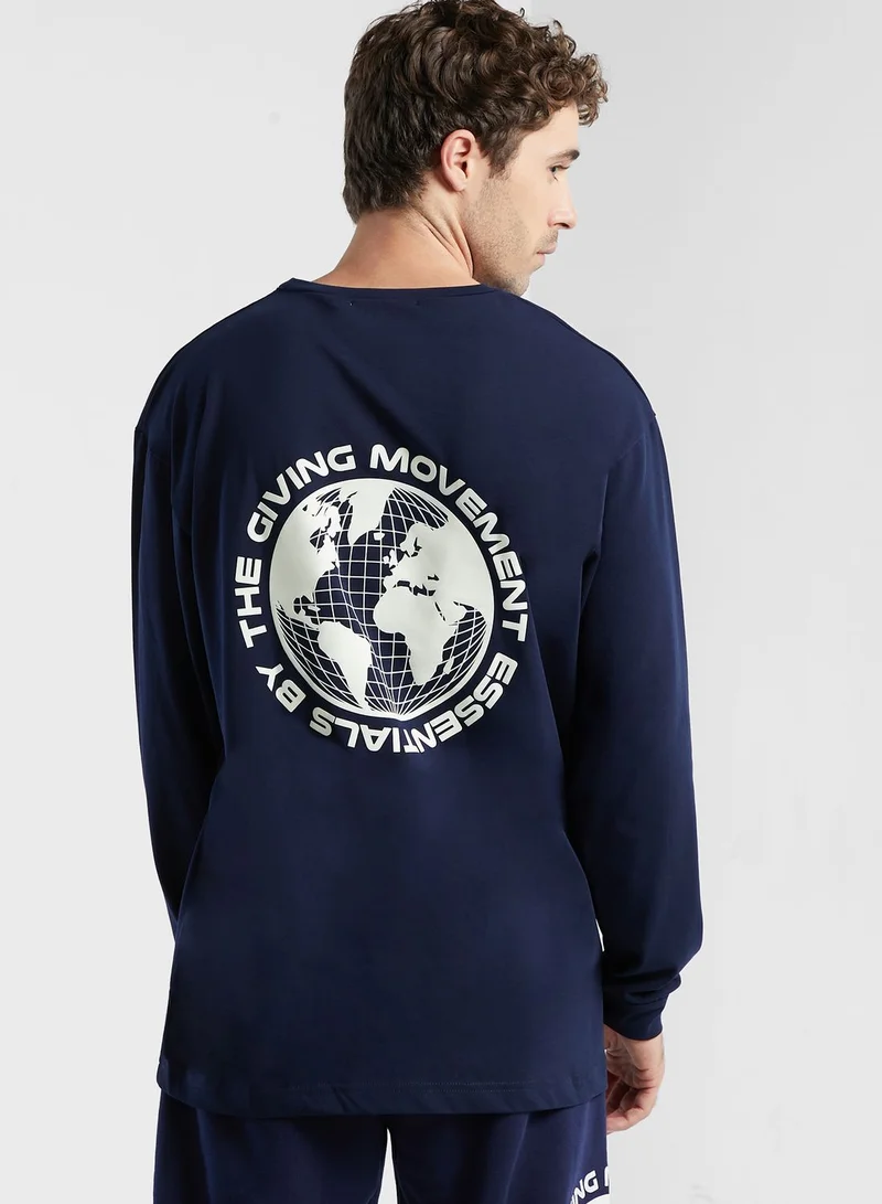 The Giving Movement Regular Fit Printed T-Shirt