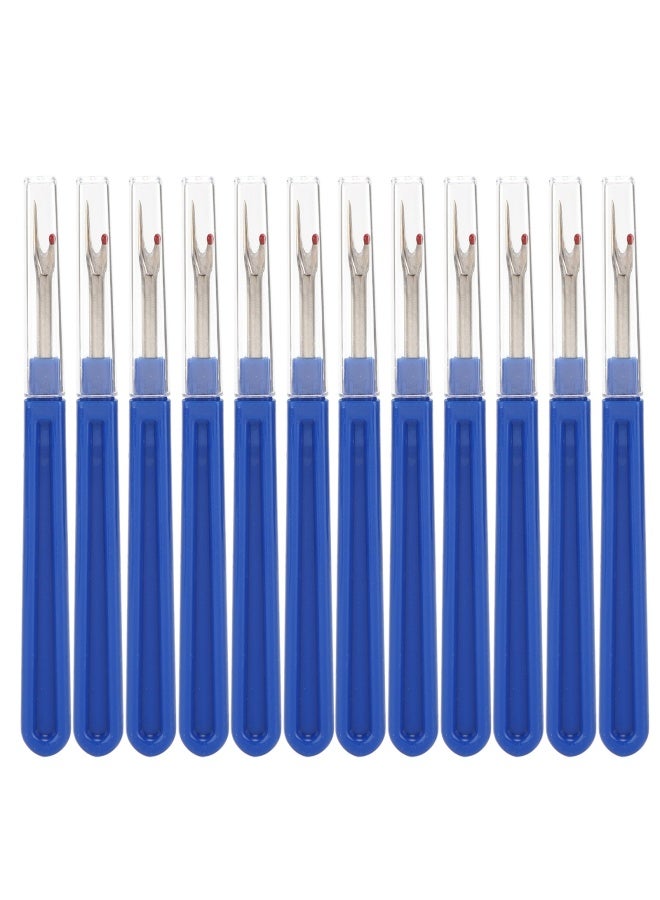 12Pcs Seam Ripper Durable Stainless Handy Handles Thread Remover Sewing Crafting Embroidery - Image 1