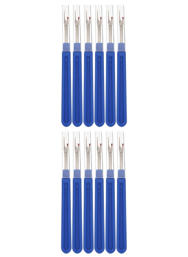 12Pcs Seam Ripper Durable Stainless Handy Handles Thread Remover Sewing Crafting Embroidery - Image 4