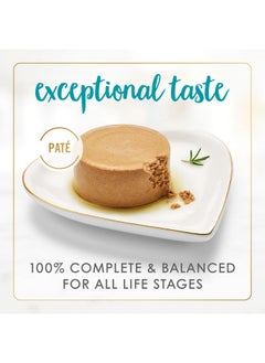 Fancy Feast Y Feast Seafood Feast Classic Grain Free Wet Cat Food Pate  (Pack Of 24) 3 Oz. Cans  - Image 2