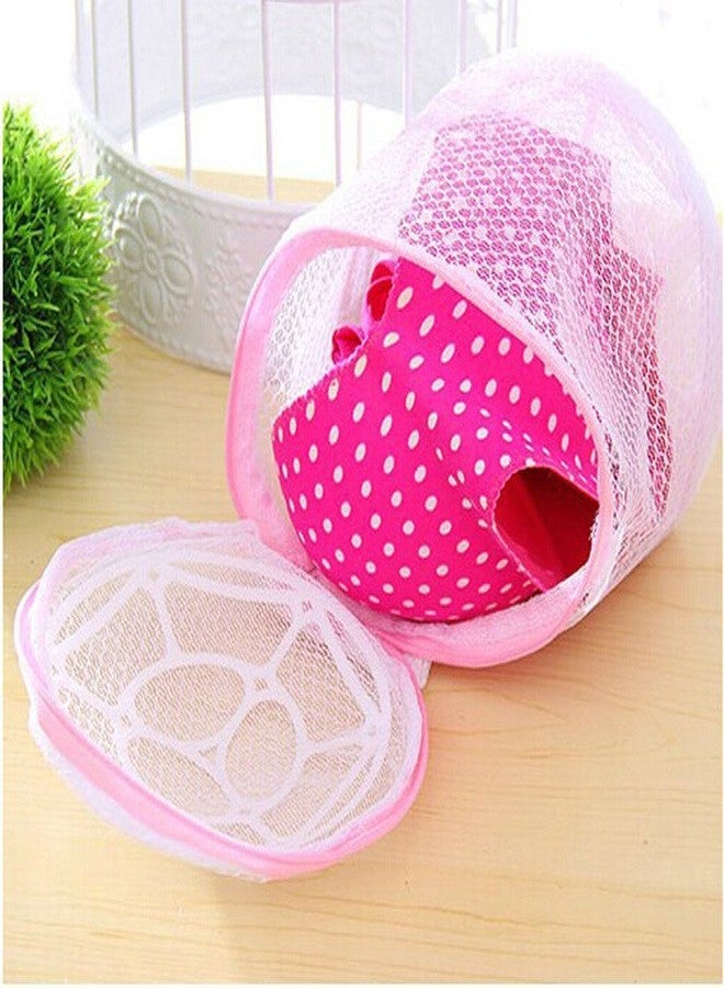 Lukzer Bra Wash Bag for Laundry – 1 PC Cylindrical Mesh Lingerie Washing Bag with Zipper, Anti-Deform Design for Delicates, Underwear, Bras & Baby Clothes CH-065-1 - Image 3