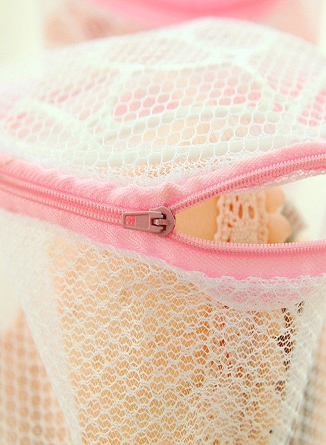 Lukzer Bra Wash Bag for Laundry – 1 PC Cylindrical Mesh Lingerie Washing Bag with Zipper, Anti-Deform Design for Delicates, Underwear, Bras & Baby Clothes CH-065-1 - Image 5