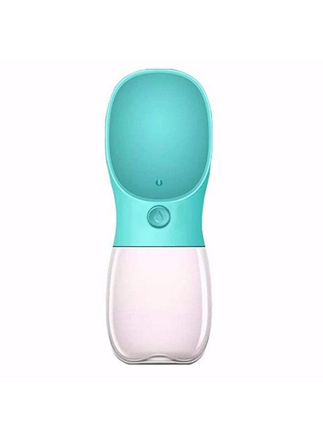 Dog Water Bottle - Leak Proof Portable Water Dispenser Drinking Feeder Pet Care Cup For Outdoor Walking, Hiking, Travel (12 Oz / 350Ml) - Blue - Image 1