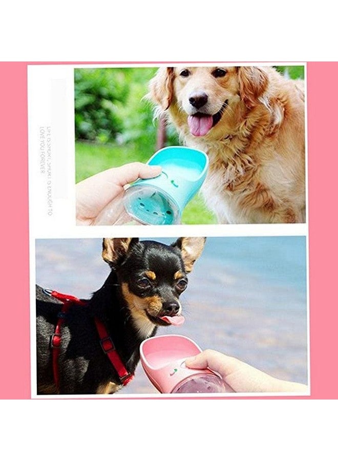 Dog Water Bottle - Leak Proof Portable Water Dispenser Drinking Feeder Pet Care Cup For Outdoor Walking, Hiking, Travel (12 Oz / 350Ml) - Blue - Image 5