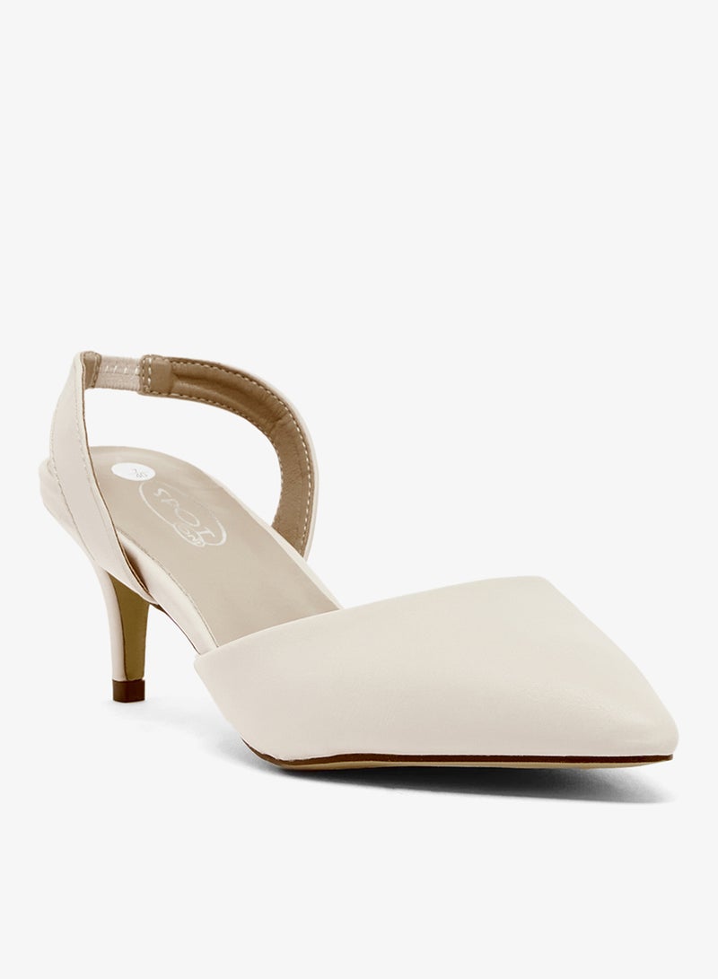 ايلا حذاء بكعب متوسط مع حزام خلفي - Image 2