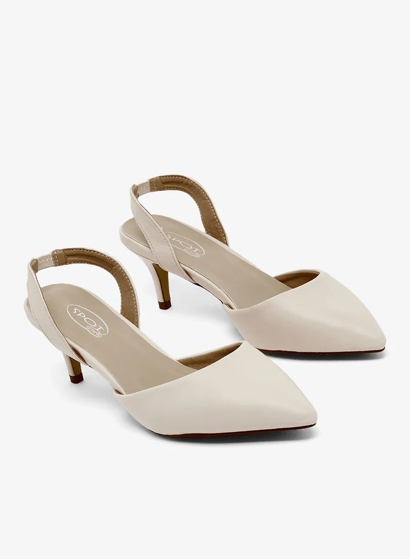 ELLA Mid Heel Pump With Slingback