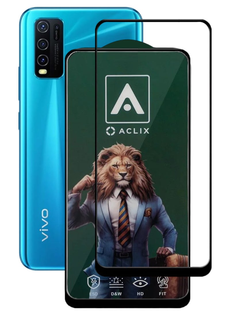 ACLIX Antistatic ESD Dustproof Premium Quality High Definition Tempered Glass Screen Protector Designed For vivo Y30 - Image 1