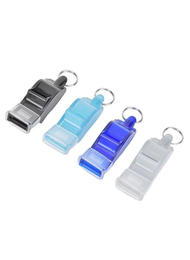 Bukela 4 Pieces High Frequency ABS Plastic Basketball and Football Referee Whistle for Kids  - Image 2
