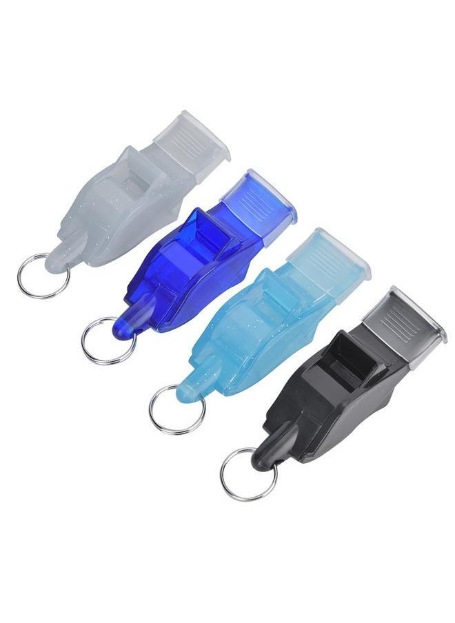 Bukela 4 Pieces High Frequency ABS Plastic Basketball and Football Referee Whistle for Kids  - Image 4