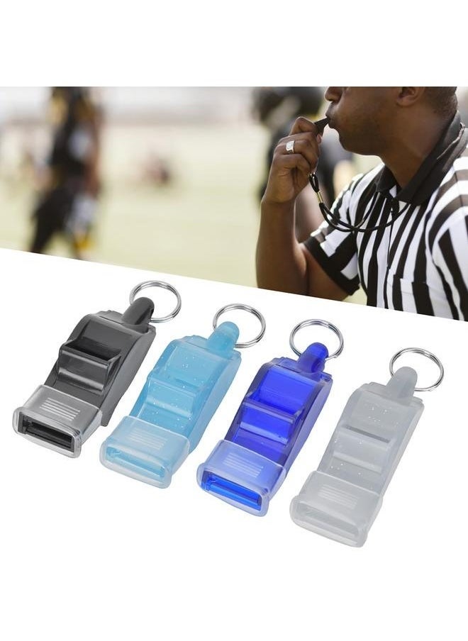 Bukela 4 Pieces High Frequency ABS Plastic Basketball and Football Referee Whistle for Kids  - Image 5