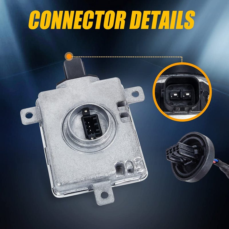 RANSOTO W3T19371 Xenon HID Headlight Ballast Compatible with Acura TL TSX ZDX MDX RDX ILX Honda Accord Odyssey Mazda 3 5 CX-5 Mitsubishi Lancer with Igniter D2S Bulb Replaces W3T16271 W3T15671 - Image 3