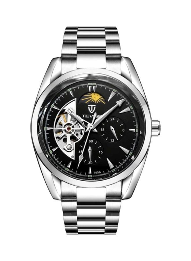 NIBEMINENT men Stainless Steel Chronograph Wrist Watch T795A - Image 1
