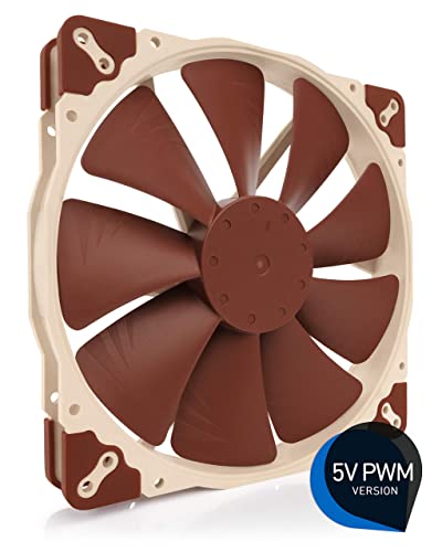 Noctua NF-A20 5V PWM, Premium Quiet Fan with USB Power Adaptor Cable, 4-Pin, 5V Version (200x30mm, Brown) - Image 2