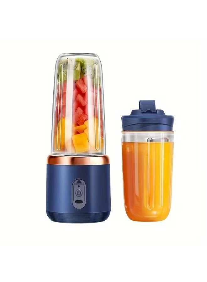 Lynacz Original Portable Rechargeable Juicer Blender with 6 Blades, 21000 RPM Motor, Food-Grade PP Cup - Image 2