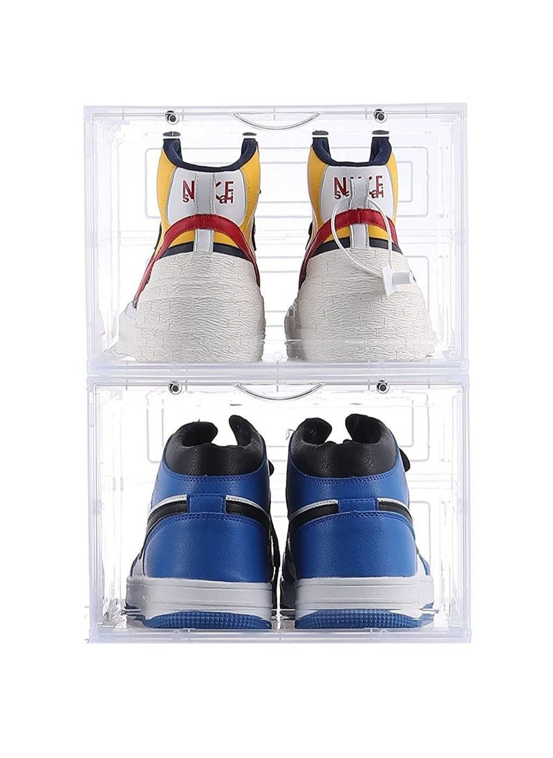 2 PC Stackable Transparent Shoe Storage Box, Front Open - pzsku/Z51C3682CE535E4A3D261Z/45/_/1643204416/f11d1fa5-da1f-405a-9013-126b6df153be