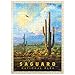 MyPuzzle.com MyPuzzle Saguaro National Park Desert Daybreak Vintage Poster Premium 500 Piece Jigsaw Puzzle for Adults - Image 2