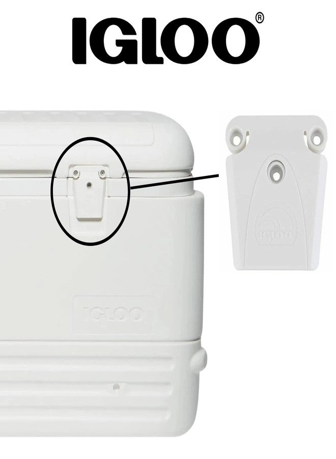 Igloo Cooler Plastic Parts Kit - Made in The USA - 2 Latches, 3 Hinges, Latch Post & Screws - Image 5