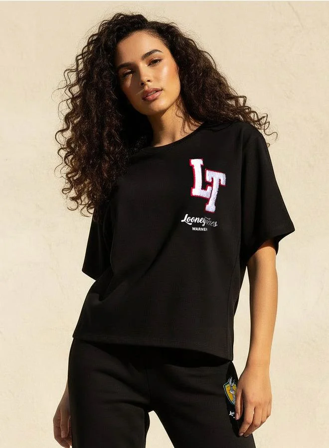 SP Characters T-shirt with Looney Tunes Print