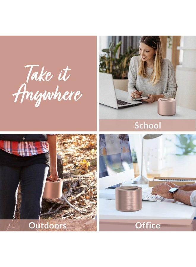 Bentgo Stainless Steel Insulated Food Container Rose Gold, 19 oz Leak-Proof Thermal Lunch Jar for Hot & Cold Meals, BPA-Free - Image 4