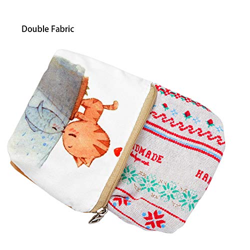 ARRIZO Women and Girls Cute Fashion Coin Purse Wallet Bag Change Pouch Key Holder (Love) - Image 3
