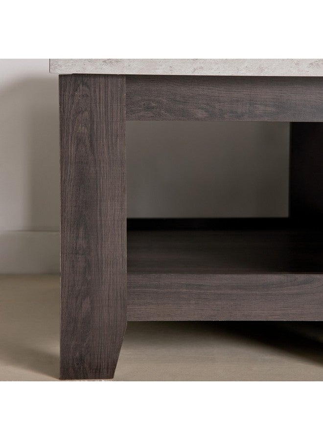 Sky Wooden Top End Table 60 x 50 x 60 cm