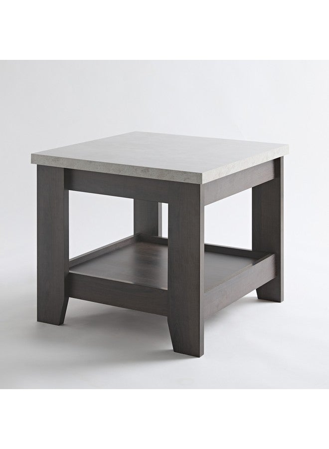 Sky Wooden Top End Table 60 x 50 x 60 cm