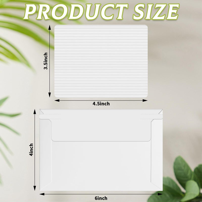 Faccito 200 Pcs Trading Card Shipping Set 4 x 6'' Trading Card Protector and Envelopes Bulk for Mailing, Additional Defend Supplies (Original) - Image 2