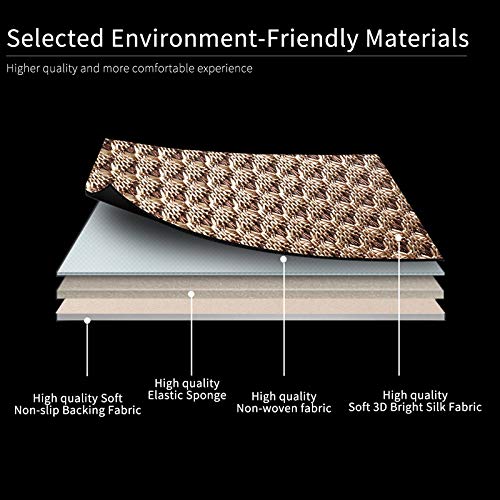 Auto Newer Breathable Universal Four Seasons Car Seat Covers, Luxury Car Seat Cushion，Protectors for Front Seat Bottoms,Compatible with 95% Vehicles， Fit for Cars Truck SUV (Gold Beige,2PCS) - Image 5