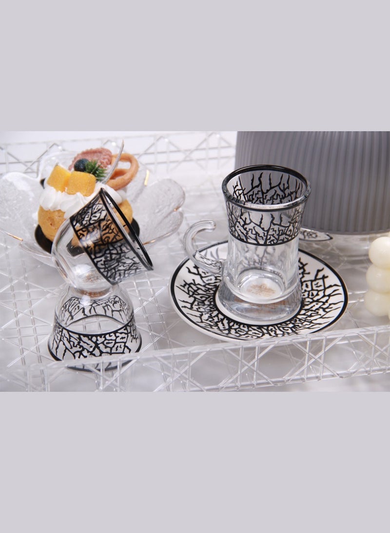 A set of tea cups and coffee cups with saucers  - Image 5