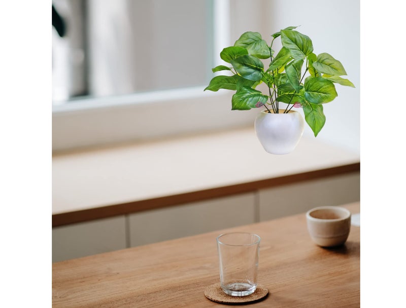 ARTSY® Artificial Plants with Pot for Home Decor, Leaves, Plants for Pot/vase, Home/Office Decor, Gift, Craft, Artificial Flowers with Pot, Combo, Pack of 1 Piece, 35 cm Height, Dark Green - Image 4