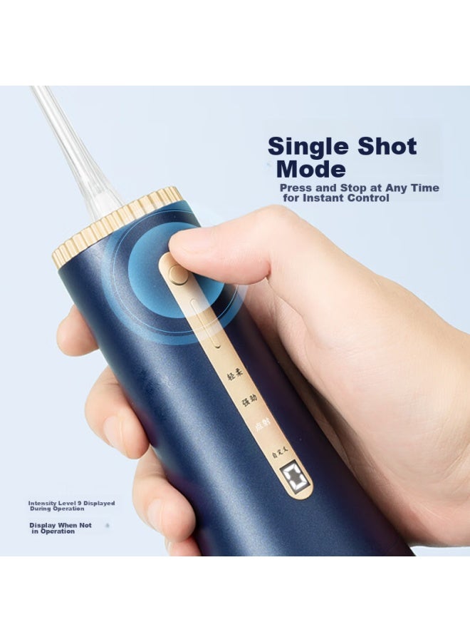 B-Air Bair M11 Intelligent Sterilizing Electric Oral Irrigator, Professional Led Smart Display Water Flosser With Large Water Tank, Home Use For Orthodontics, Teeth Cleaning And Oral Care Device Gift Box, No. 1 Tower Gray Bean Green - Image 3
