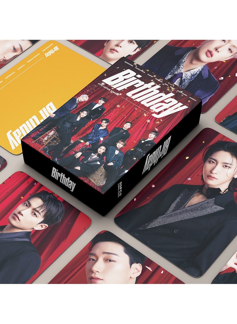 55pcs ATEEZ BIRTHDAY LOMO Cards ATEEZ Album K-POP Mini PhotoCards Collectible Fan 2025 Season's Greeting merchandise Poster Postcard - Image 2