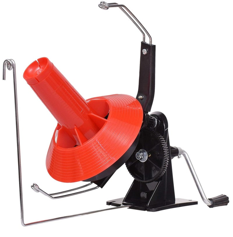 GLOBEAM Wool Hand Operated Machine for Heavy Duty Large Wool/String/Fiber Ball Winder (Blue) - Image 1
