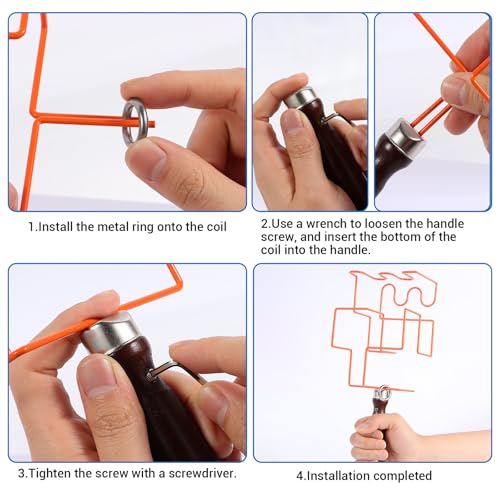 U Tag It Hand & Wrist Exerciser with 34 Challenge Turns, Fine Motor Skill Trainer with 2 Difficulty Levels for Grip Strength & Dexterity, Portable Occupational Therapy Tool for Home(Orange) - Image 3