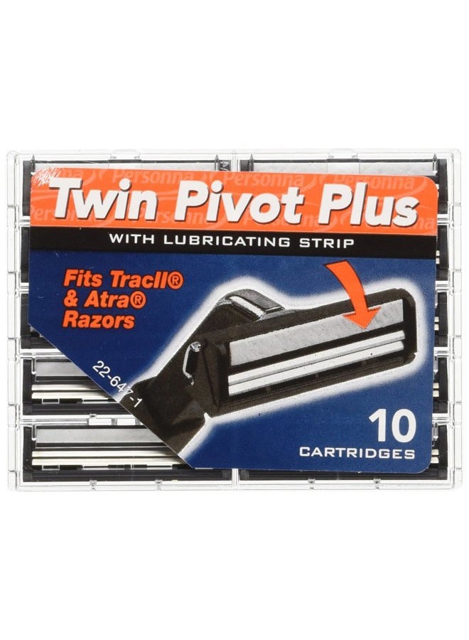 Personna Twin Pivot Plus with Lubricating Strip - 50 Blades ( 5 x 10 ) - Image 1