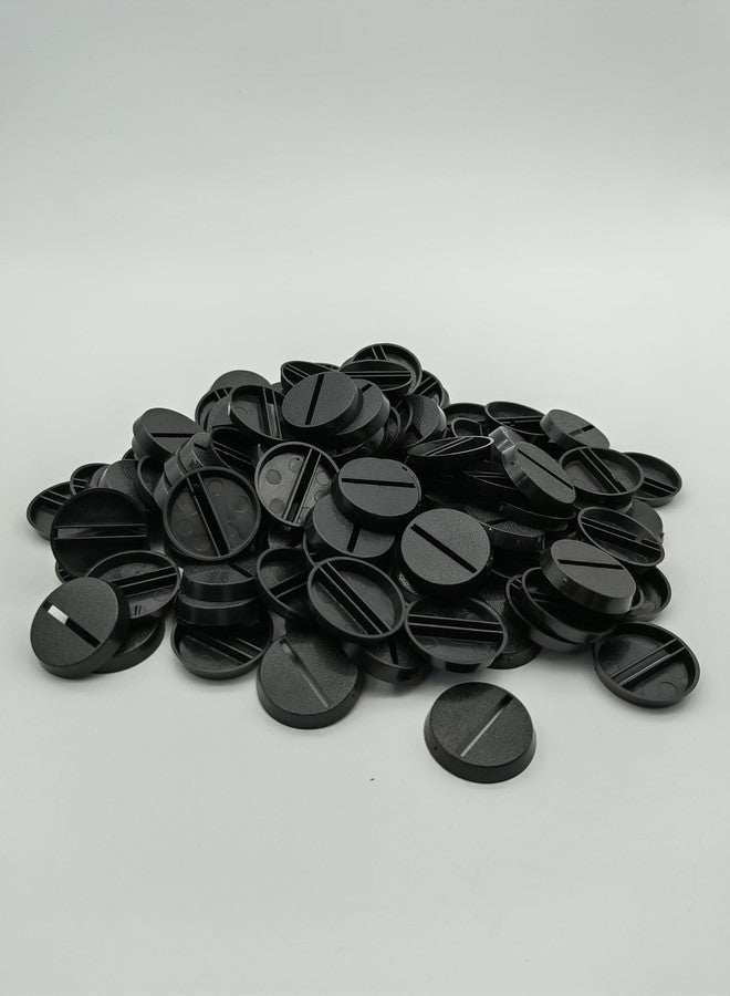 War Base West Lot of 100 25mm Round Slot Bases for Warhammer 40k & AoS Games Workshop Wargame Bitz - Image 2