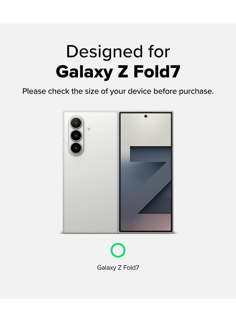 Case for Samsung Galaxy Z Fold 7 Clear Case,Compatible with MagSafe Transparent Shockproof Protection Yellowing Resistant Magnetic Phone Case for Galaxy Z Fold 7 5G  - Image 2