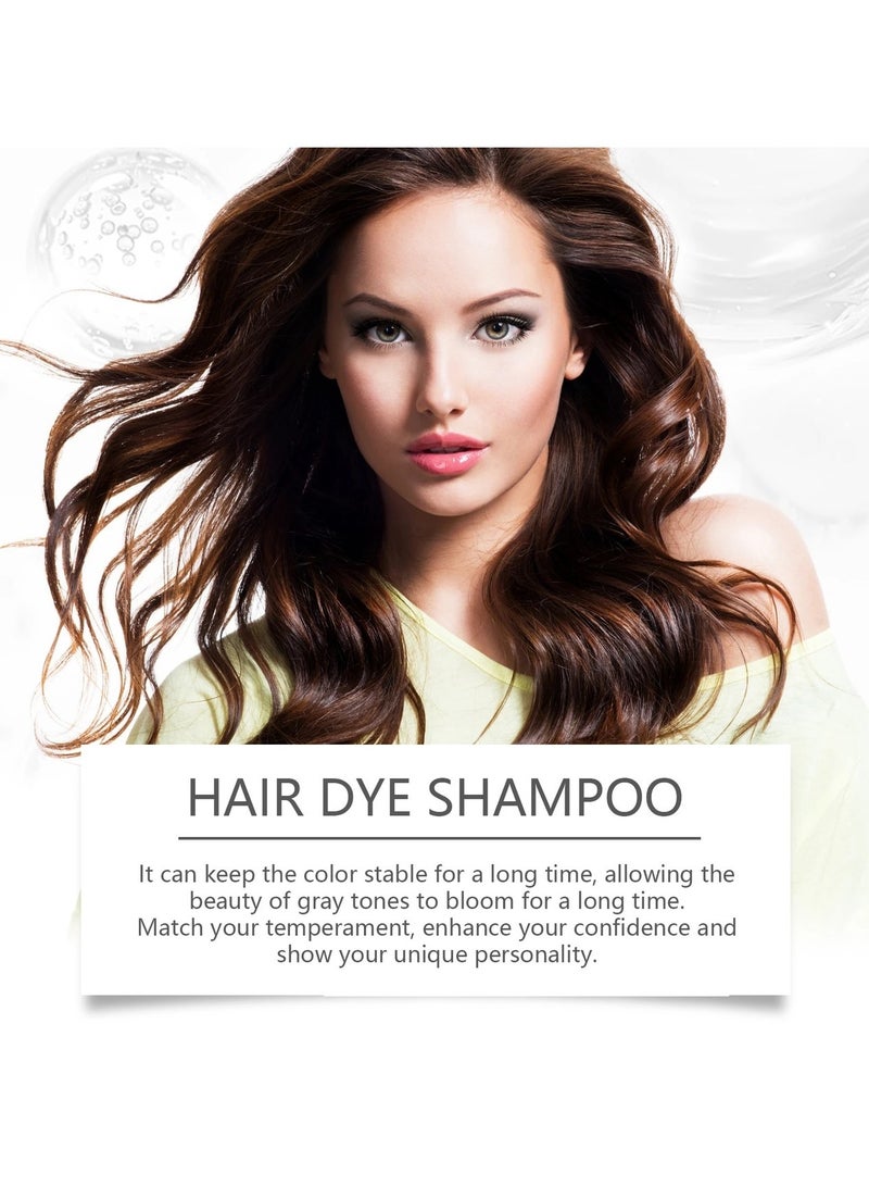 Eelhoe Black Hair Dye Shampoo, Rapid Hair Coloring Shampoo, Rich Color Non-Toxic Paraben Free Beautiful Look  200ml. - Image 3