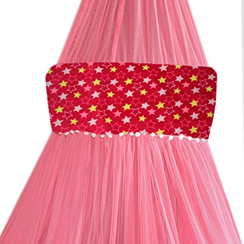 Creative Textiles Ceiling Hanging Mosquito Net I Machardani for Double Bed King Size I Polyster Canopy Circular Curtain for Bedroom I Keeps Away Insects and Flies - Multi - Image 2