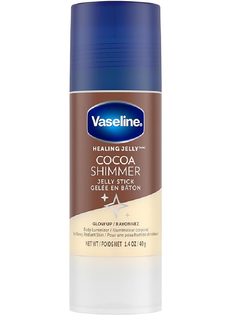 Vaseline Healing Jelly Cocoa Shimmer Jelly Stick - Image 1