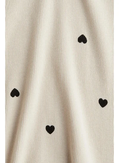 H&M Ribbed jersey top